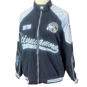 Sanrio Cinnamoroll Racing Bomber Jacket‎ Navy Blue Light Blue Size 1 Kawaii